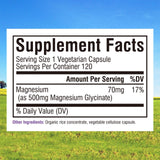Side view of Innate Vitality Magnesium Glycinate Capsules