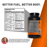 Side view of JYM Supplement Science Vita JYM Multivitamin bottle