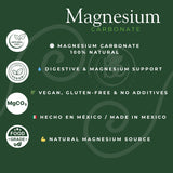 Side view of Magnesium Carbonate Cubes packaging
