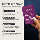 Side view of Meche Sleep Strips packaging