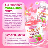 Side view of MEENCCD Magnesium Malate Gummies bottle