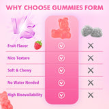 Side view of MEENCCD NAC Gummies bottle