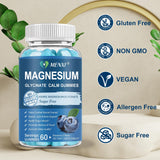 Side view of MENXI Magnesium Gummies bottle