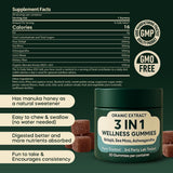Side view of ORANIC EXTRACT Shilajit Supplement bottle
