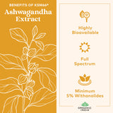 Side view of ORGANIC INDIA Ashwagandha Gummies bottle