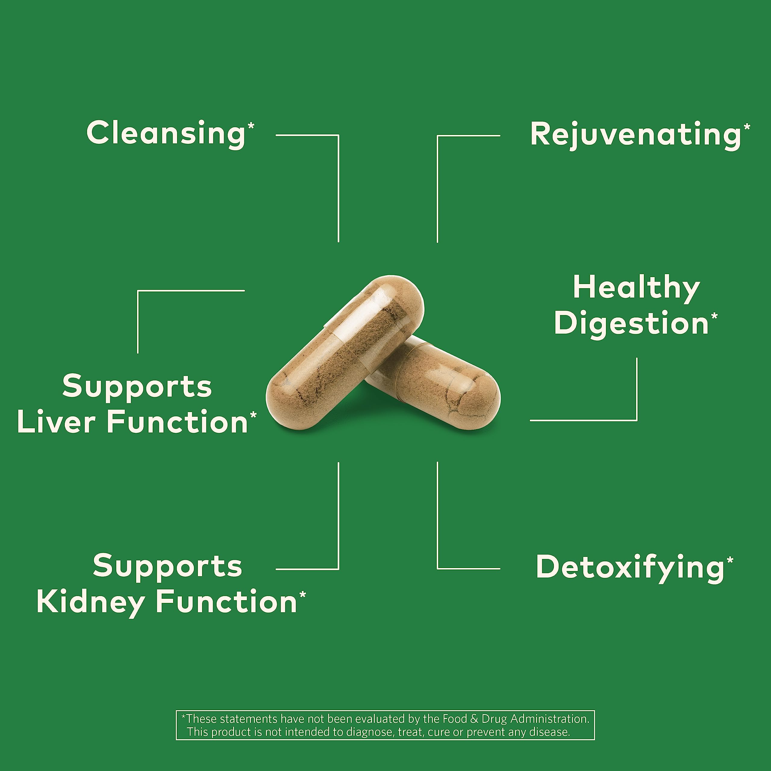 Side view of ORGANIC INDIA Liver Extracts Supplement packaging