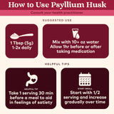 Side view of ORGANIC INDIA Psyllium Supplement 340g