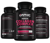 Side view of ORPHIC NUTRITION Collagen Capsules bottle