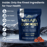 Side view of PANWELL Pure Himalayan Shilajit Gummies bottle