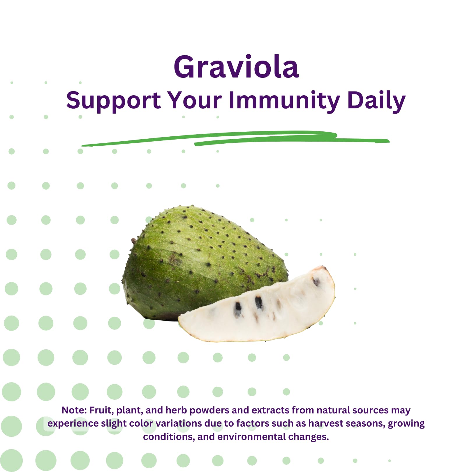 Side view of Paradise Herbs Graviola Leaf Extract capsule bottle