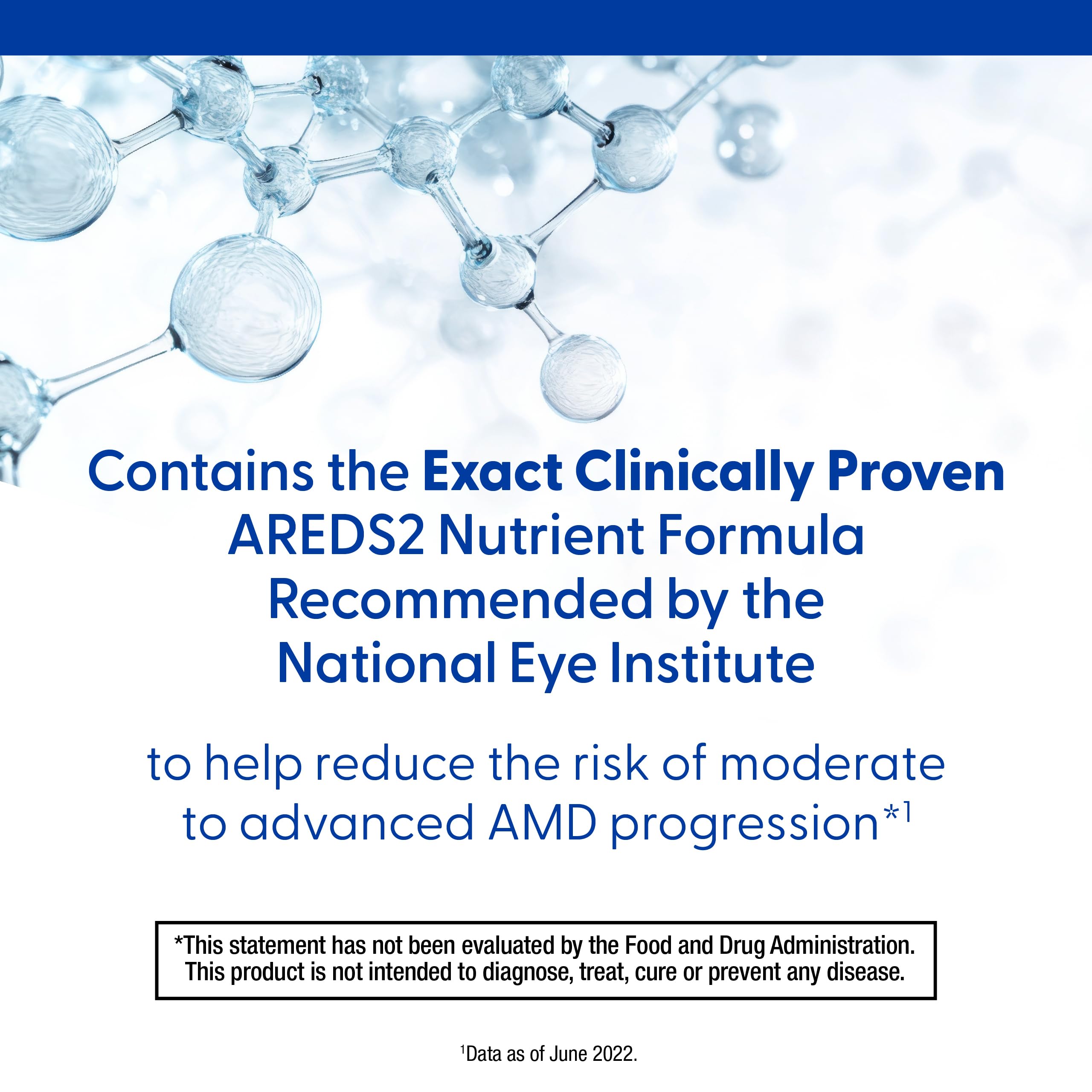 Side view of PreserVision AREDS 2 packaging showing nutrient details