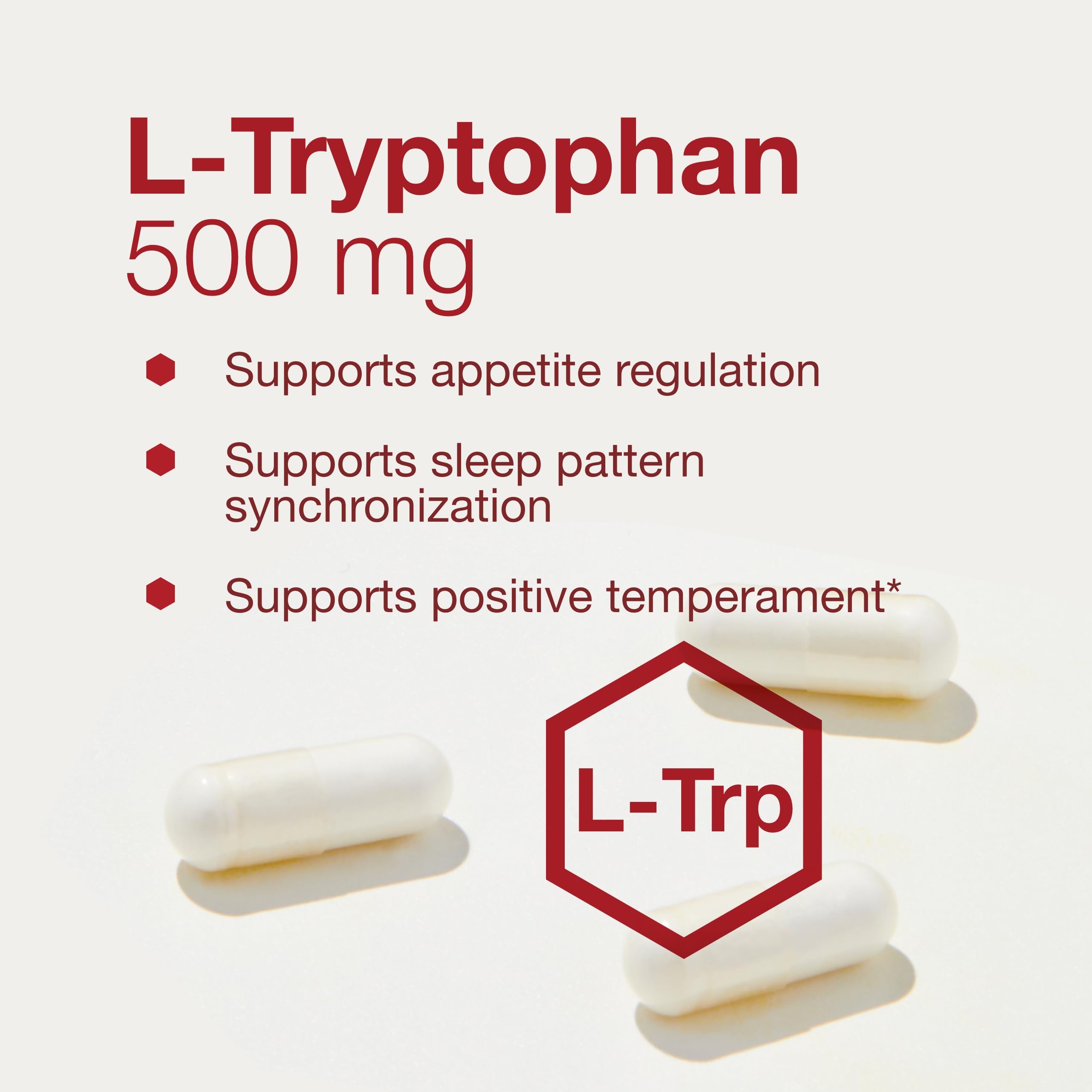 Side view of PROTOCOL FOR LIFE BALANCE 5-HTP Supplement bottle
