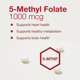 Side view of PROTOCOL FOR LIFE BALANCE 5-Methylfolate 1,000mcg Supplement bottle
