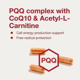 Side view of PROTOCOL FOR LIFE BALANCE PQQ Complex 20mg 60 Veg Capsules