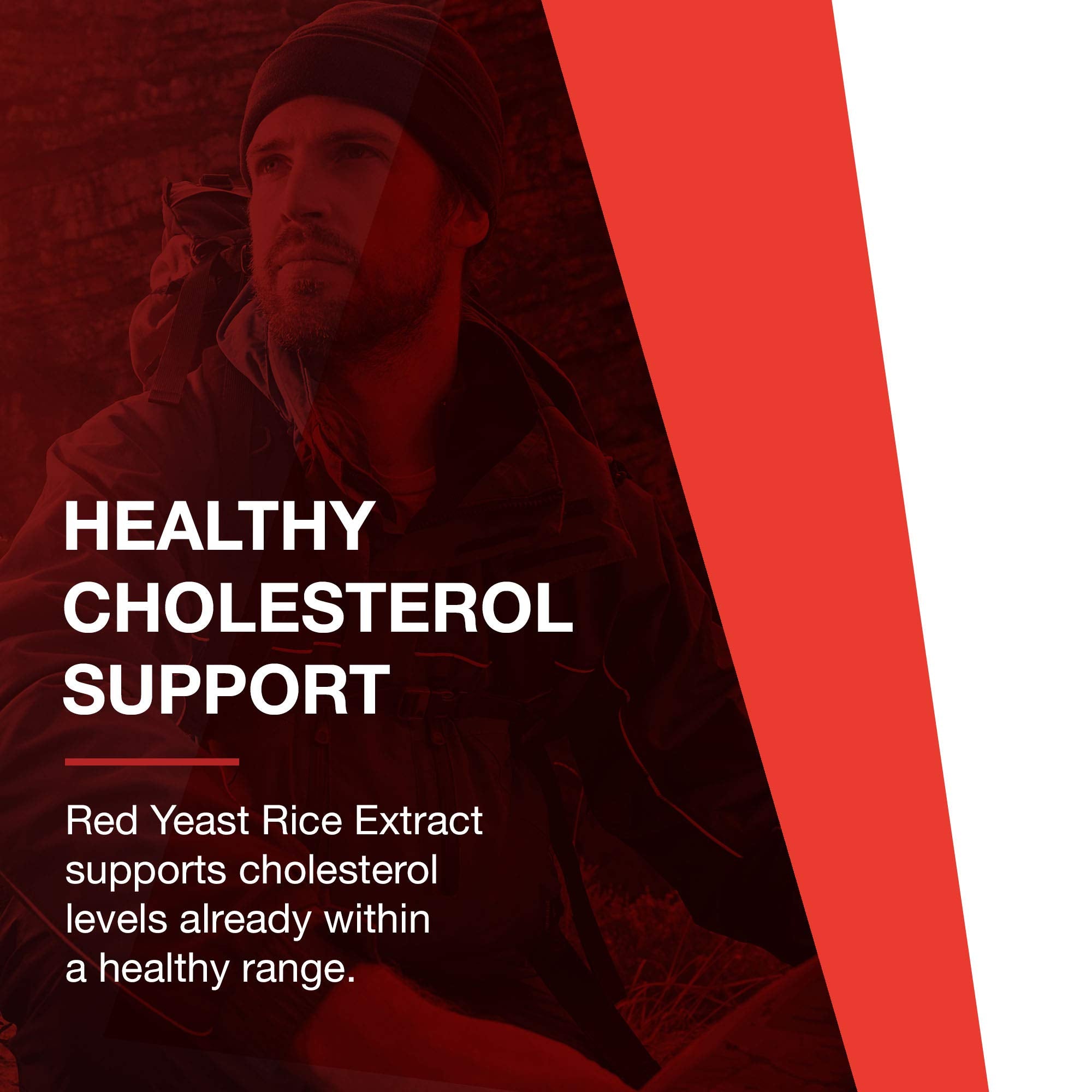 Side view of PROTOCOL FOR LIFE BALANCE Red Yeast Rice Plus bottle