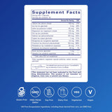 Side view of Pure Encapsulations Mineral 650 supplement showing ingredients
