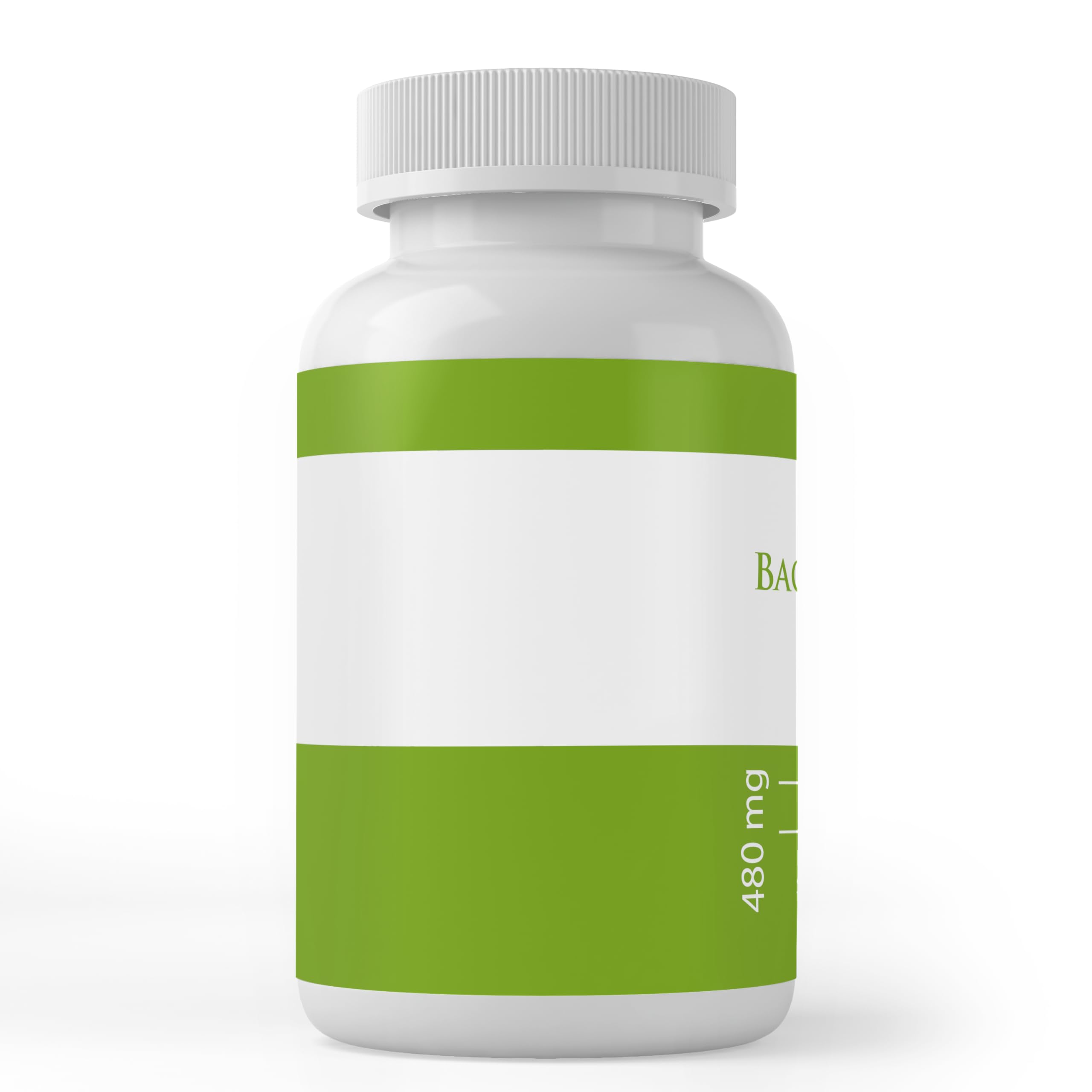 Side view of PURE ORIGINAL INGREDIENTS Bacopa Monnieri Capsules