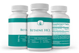Side view of PURE ORIGINAL INGREDIENTS Betaine HCl Capsules packaging
