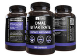 Side view of PURE ORIGINAL INGREDIENTS DMAE Bitartrate Capsules