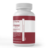 Side view of PURE ORIGINAL INGREDIENTS Reishi Mushroom Capsules bottle