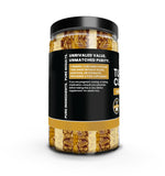 Side view of PURE ORIGINAL INGREDIENTS Turmeric Curcumin Capsules bottle