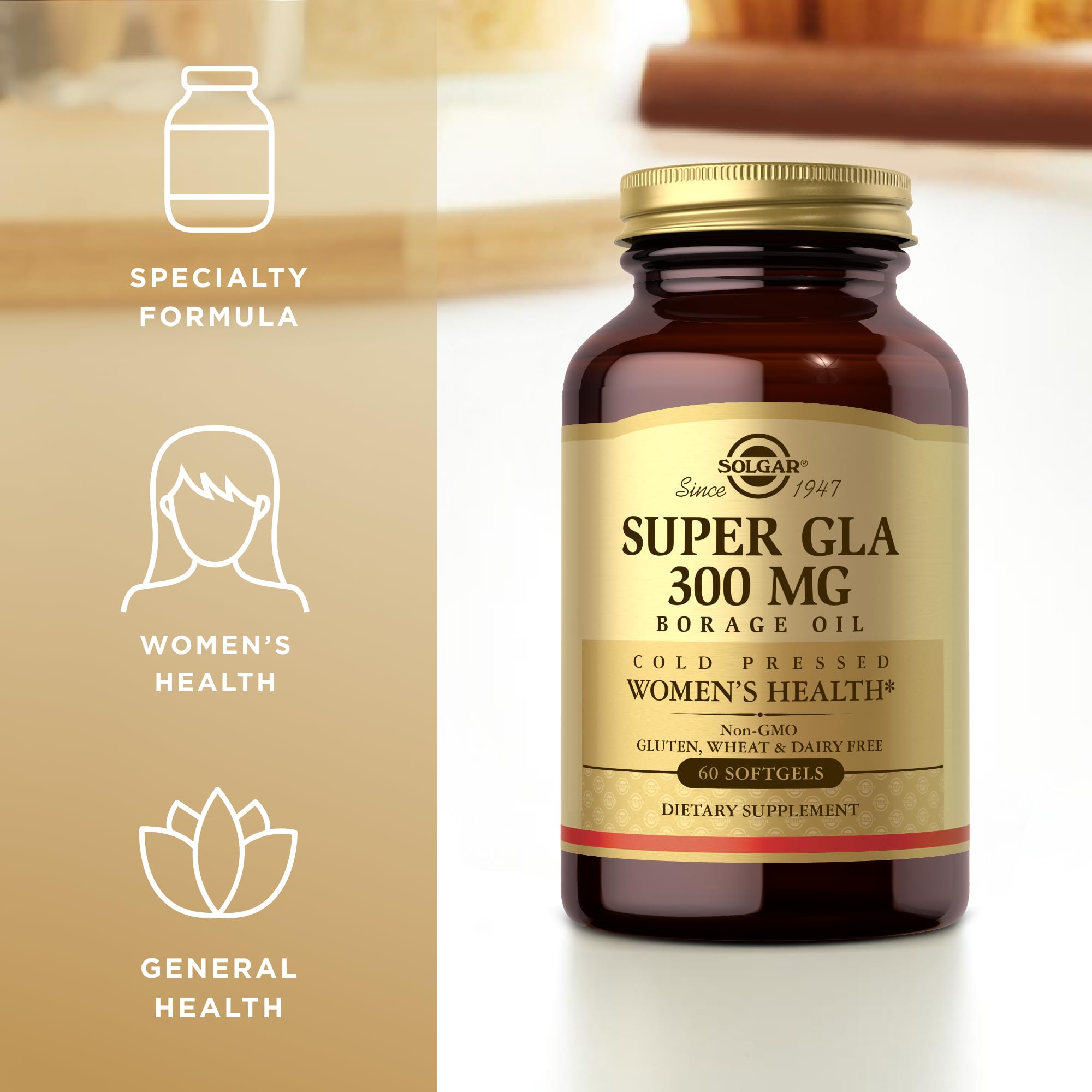 Side view of Solgar blended vitamin and mineral supplement