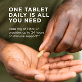 Side view of Solgar Ester-C Plus 1000 mg Vitamin C Tablets