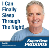 Side view of Super Beta Prostate supplement bottle