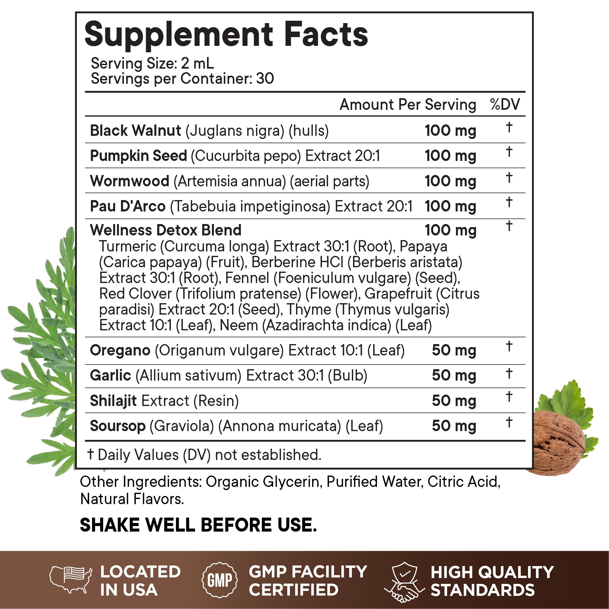 Side view of Superfood MD Oregano Oil Complex 227g