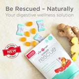 Side view of The Ginger People Ginger Rescue Lozenges packaging