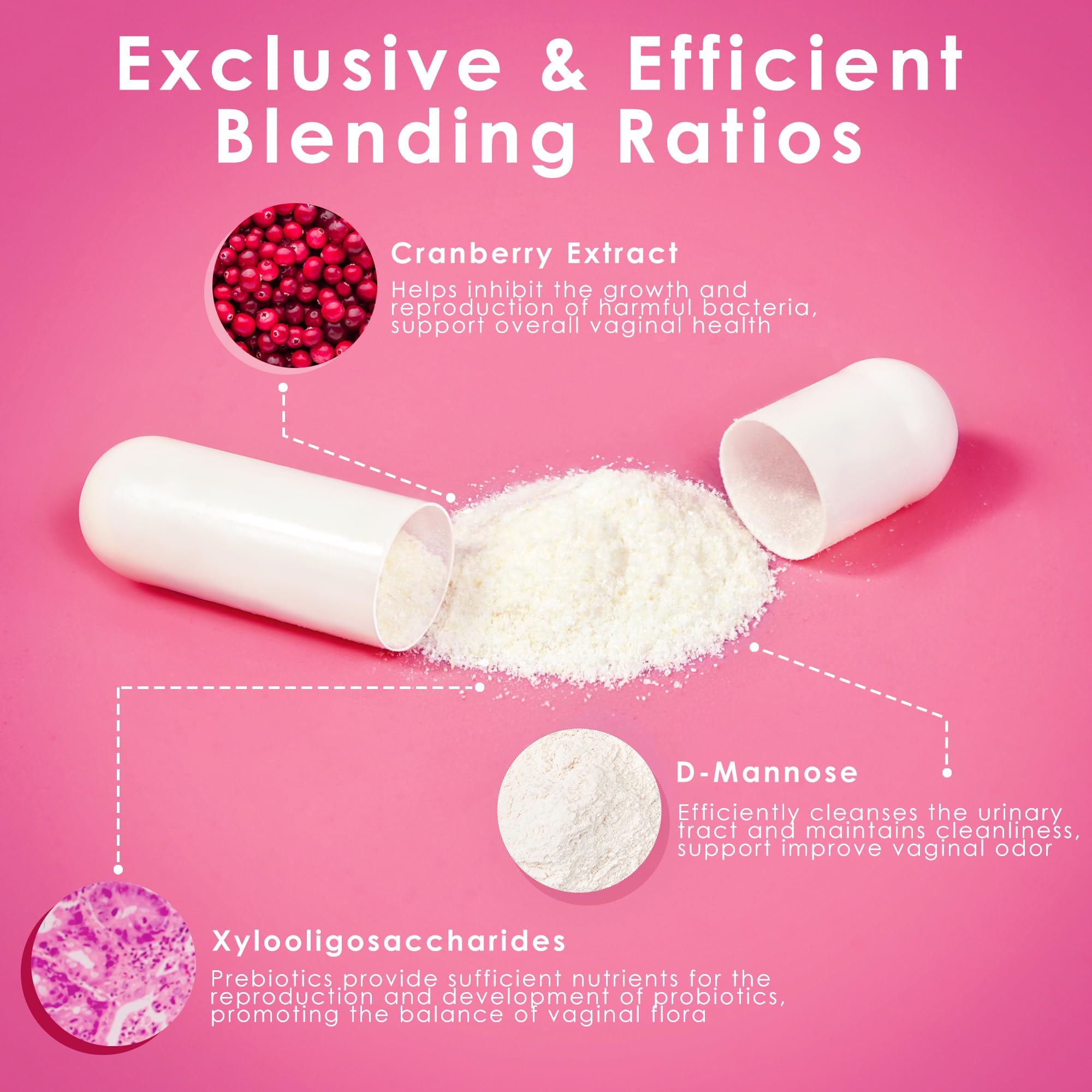 Side view of UBEEKOO Vaginal Probiotics packaging