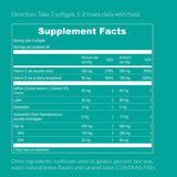 Side view of UpNourish AREDS 2 Plus Eye Vitamins bottle