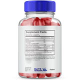 Side view of Vitaluxa Elite Grow XL Gummies bottle