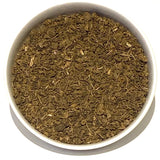 Side view of White Label Organic Valerian Root Cut 57g pouch