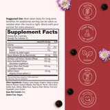 Side view of Winged Wellness Love Bites Gummies bottle