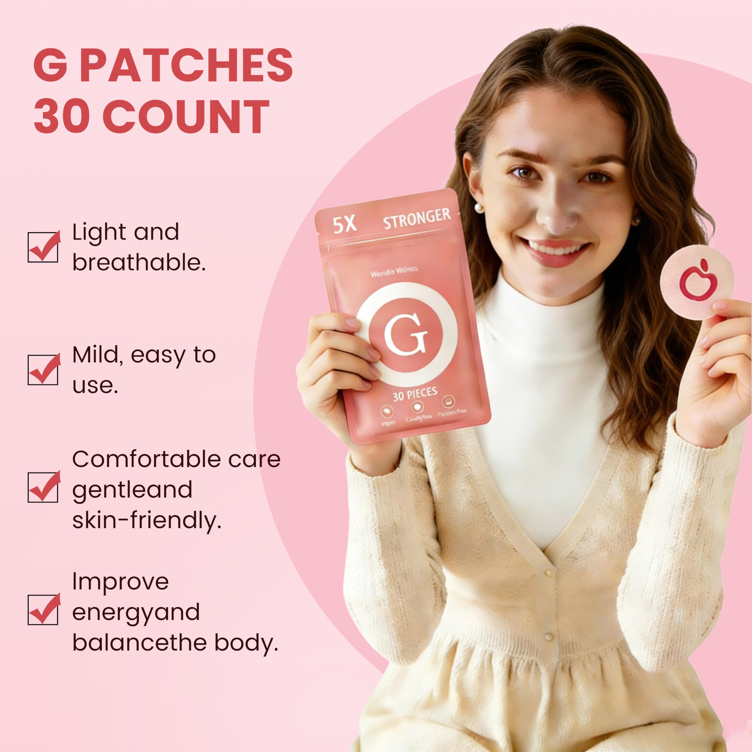 Side view of WXZTC Herbal Supplement Patch