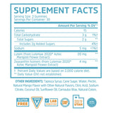 Side view of ZHOU Blue Light Gummies packaging