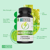 Side view of ZHOU Brain and Energy Bundle packaging