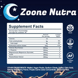 Side view of Zoone Nutra Sleep Gummies bottle