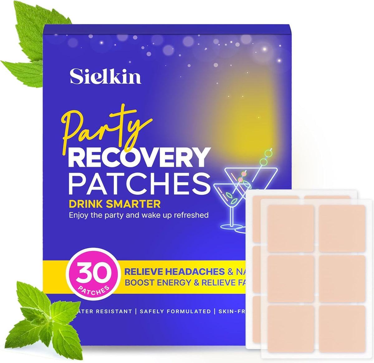 Sielkin use Patches front view with packaging