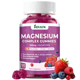 Sieralyn Magnesium Gummies 500mg front view with mixed berry flavour
