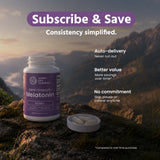 SIERRA LIFE SCIENCES Melatonin 20mg capsules on a nightstand