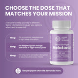 SIERRA LIFE SCIENCES Melatonin 20mg capsules showing ingredients list