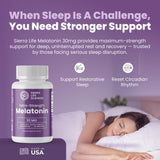 SIERRA LIFE SCIENCES Melatonin 30mg capsules with packaging
