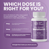 SIERRA LIFE SCIENCES Melatonin 30mg Extra Strength capsule opened bottle