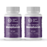 SIERRA LIFE SCIENCES Melatonin 60mg Extra Strength capsules front view
