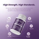 SIERRA LIFE SCIENCES Melatonin 60mg Extra Strength capsules packaging