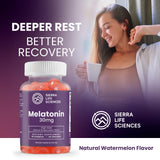 SIERRA LIFE SCIENCES Melatonin Gummies 30mg back view
