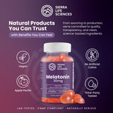 SIERRA LIFE SCIENCES Melatonin Gummies 30mg packaging