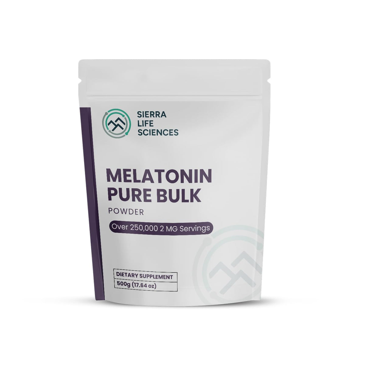 SIERRA LIFE SCIENCES Melatonin Powder 500g front view